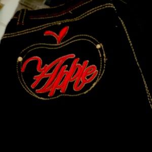 Ladies Apple Botton Jeans-Bottoms Up